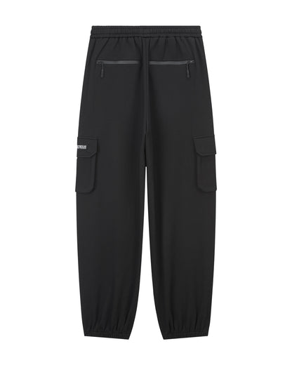 DDD SCHWARZE BAUMWOLLSHORTS 