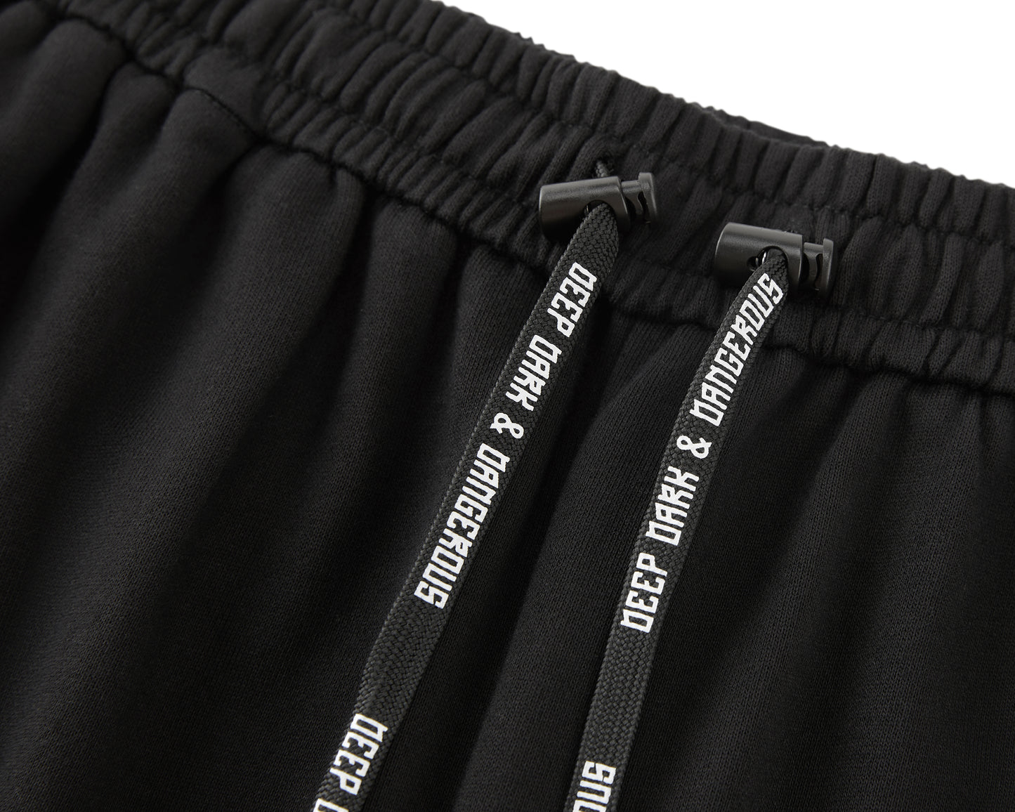 DDD SCHWARZE BAUMWOLLSHORTS 