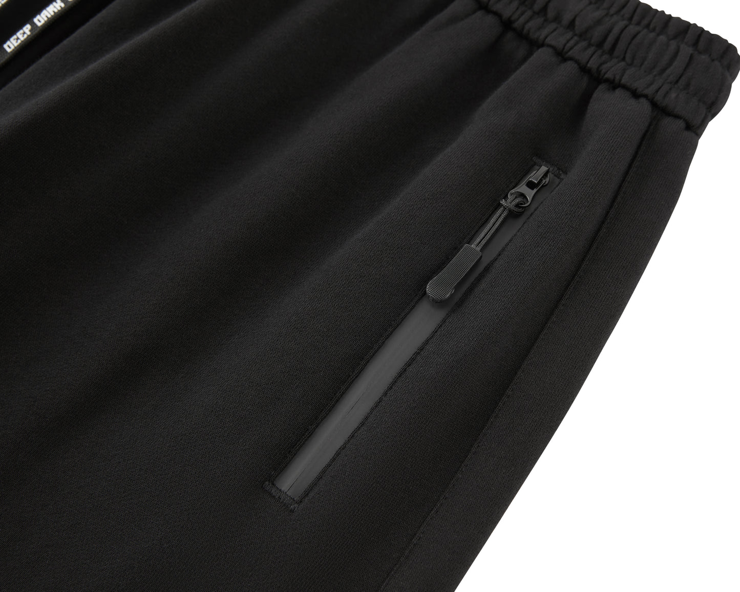 DDD SCHWARZE BAUMWOLLSHORTS 
