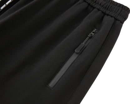 DDD SCHWARZE BAUMWOLLSHORTS 