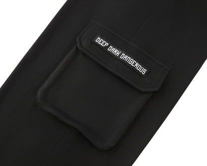 DDD SCHWARZE BAUMWOLLSHORTS 
