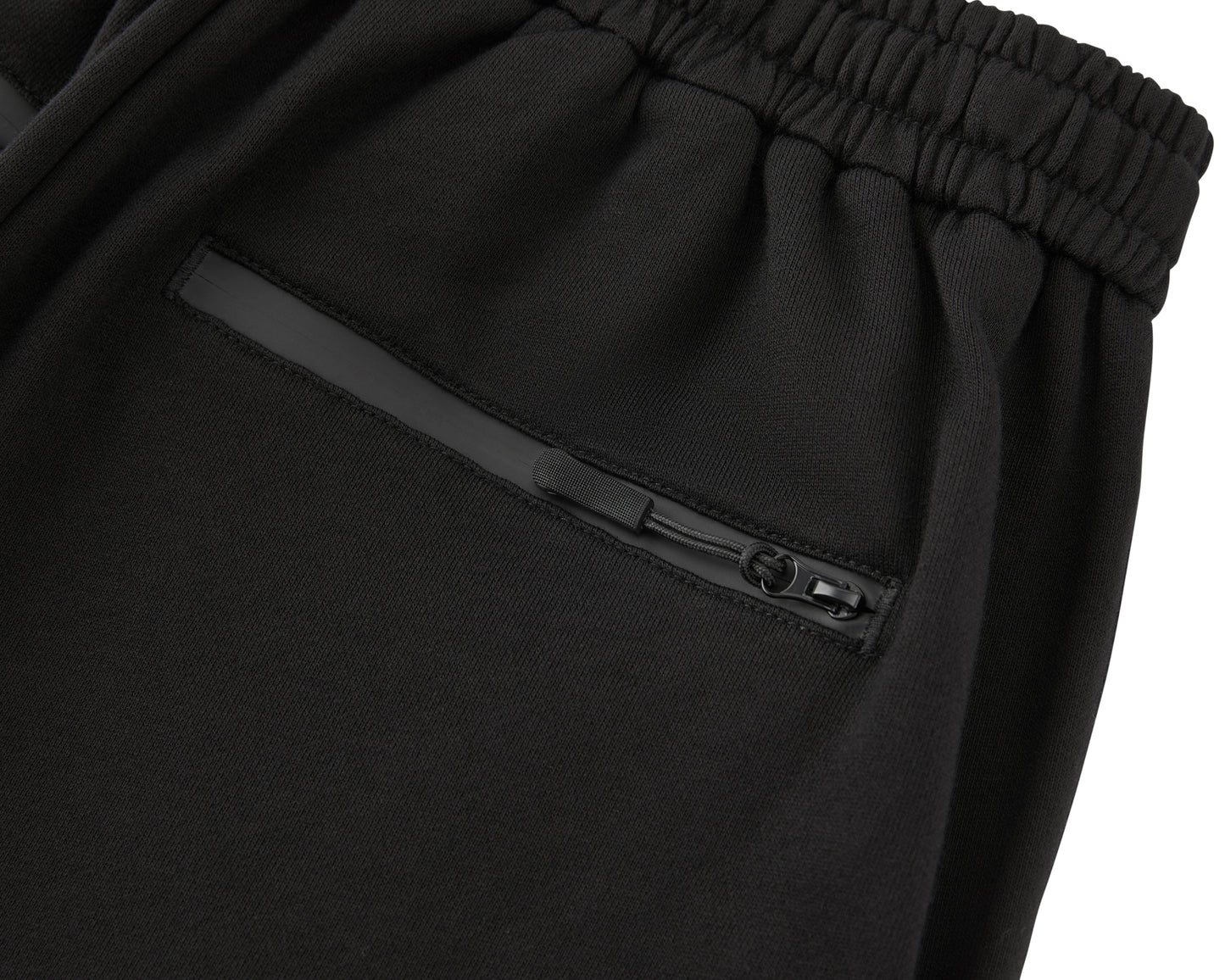 DDD SCHWARZE BAUMWOLLSHORTS 