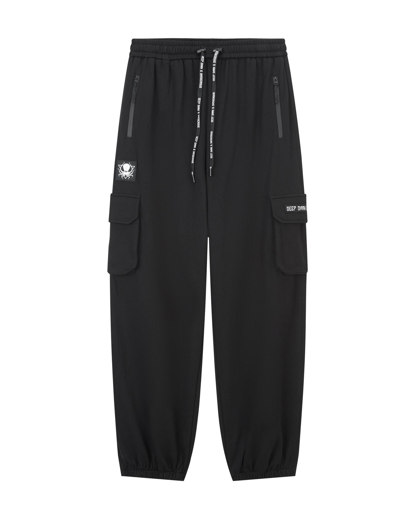 DDD SCHWARZE BAUMWOLLSHORTS 