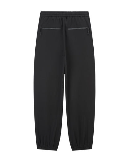 DDD SCHWARZE BAUMWOLLSHORTS 