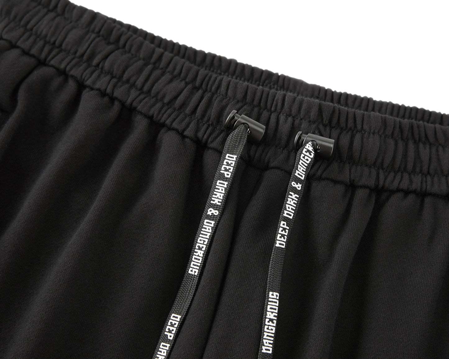 DDD SCHWARZE BAUMWOLLSHORTS 