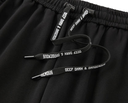DDD SCHWARZE BAUMWOLLSHORTS 