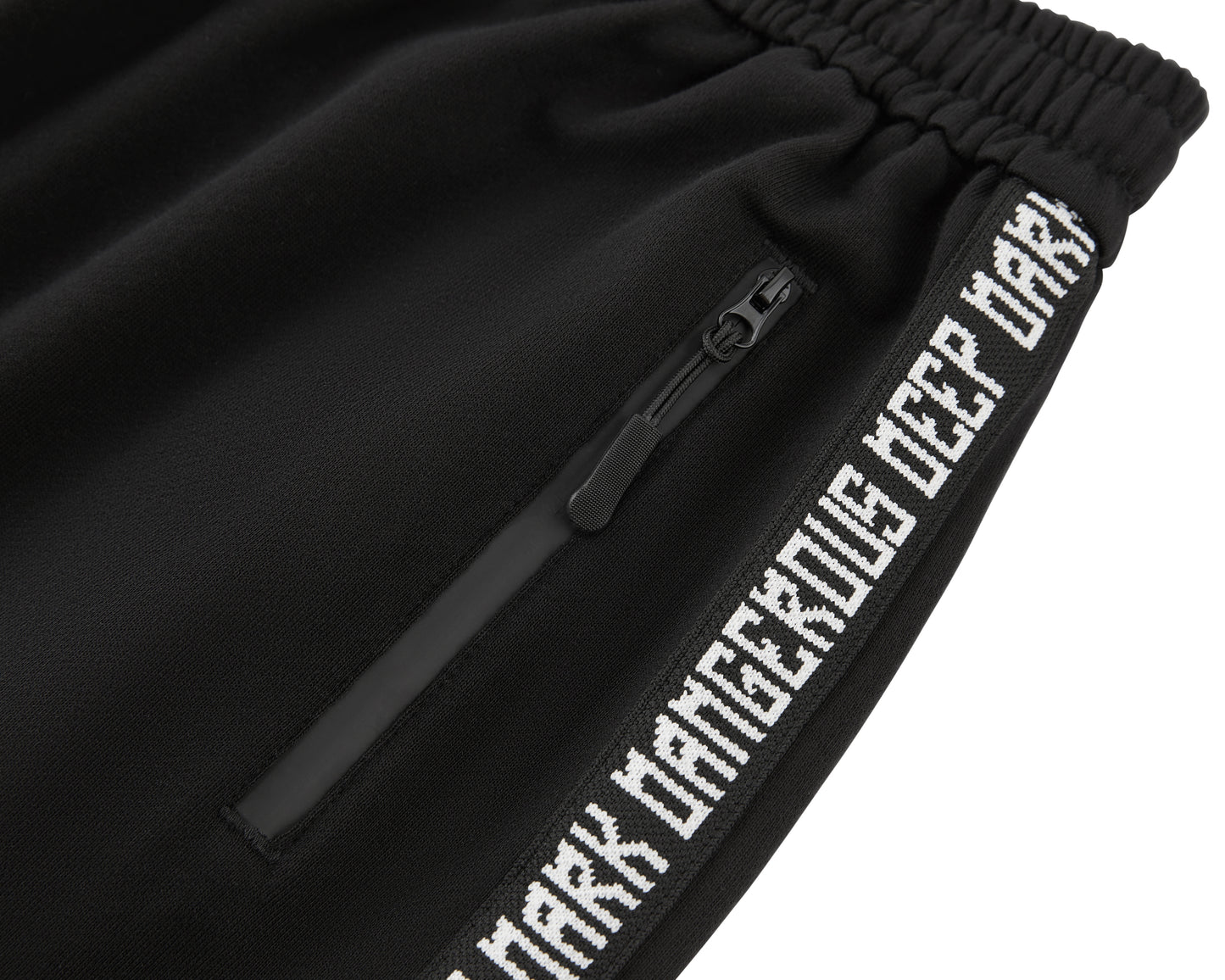DDD SCHWARZE BAUMWOLLSHORTS 