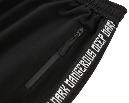 DDD SCHWARZE BAUMWOLLSHORTS 