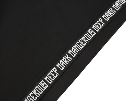 DDD SCHWARZE BAUMWOLLSHORTS 