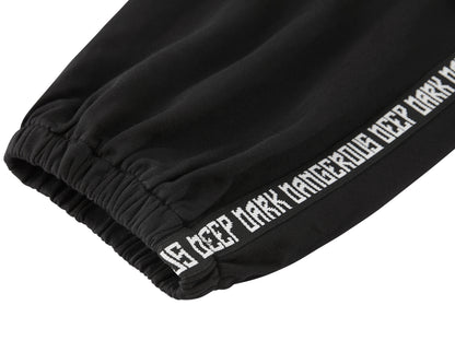 DDD SCHWARZE BAUMWOLLSHORTS 