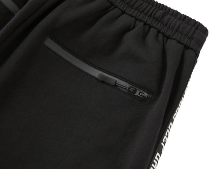 DDD SCHWARZE BAUMWOLLSHORTS 